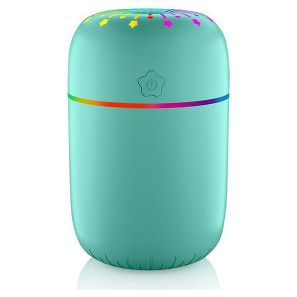 Billuyoard Humidificador de aire, nebulizador de modo Dual portátil, difusor USB, decoración, generador de niebla recargable, rociador Humidificadores Tipo 2 Verde