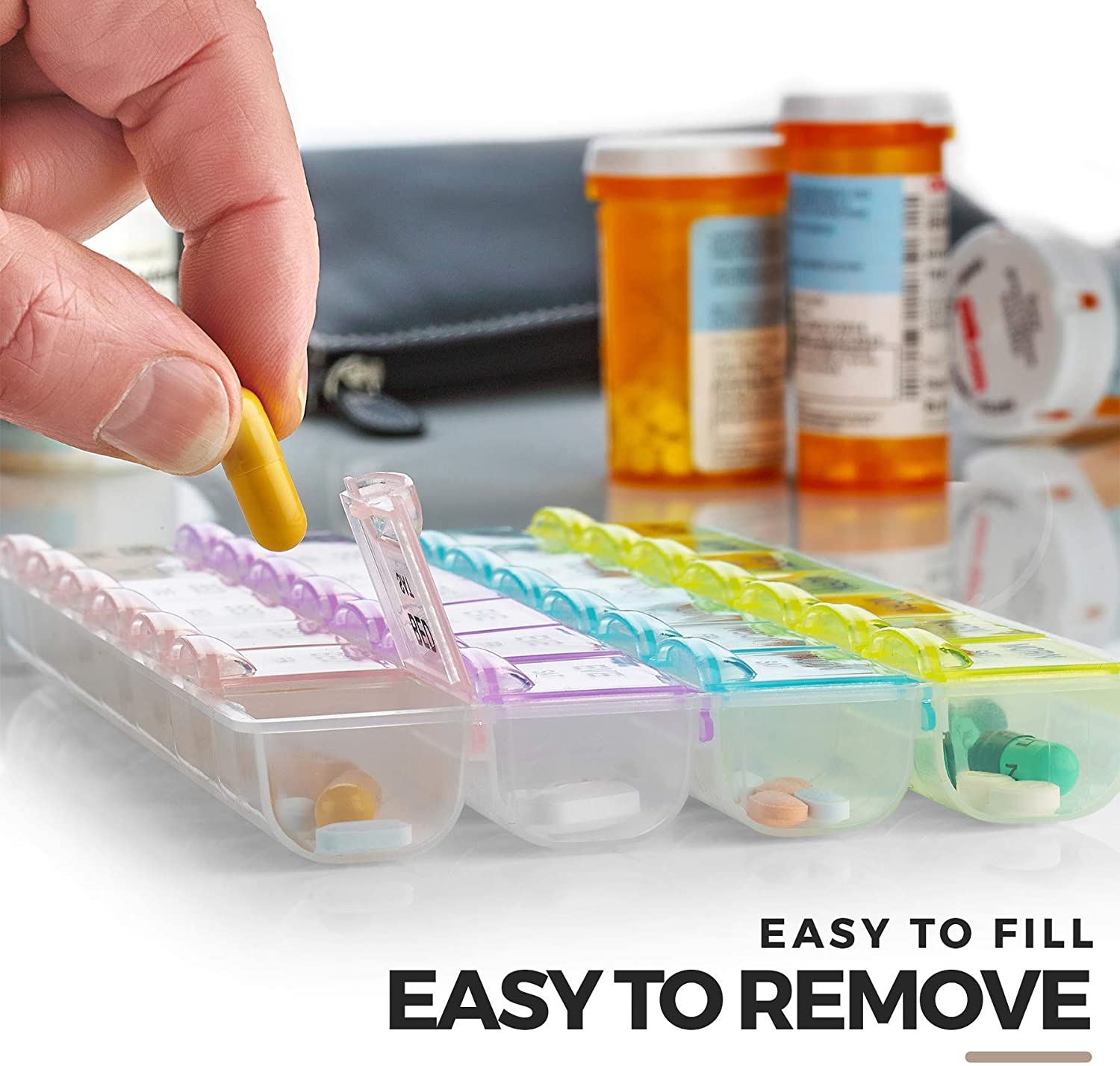 MEDca Monthly Pill Organizer 2-Pack photo 2