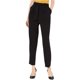 thumbnail image 2 of bar III Pantalones casuales plisados con cinturón propio para mujer, negro, 10 bar III Pantalones, 2 of 2