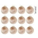 thumbnail image 3 of Adornos de bola de Navidad de terciopelo Paquete de 12 | Grandes decoraciones de árbol de vacaciones flocadas a prueba de roturas de 2.36" | Acabado mate Rojo Burdeos Tan Blanco Tierra | Elegante, 3 of 7