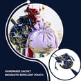thumbnail image 4 of Bolsa Sachet Estilo Chino Tradicional Qarigey Azul oscuro tipo 3, 4 of 6