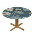 thumbnail image 3 of PIKWEEK Waterproof Resistant Fabric Round Tablecloth White, 3 of 8