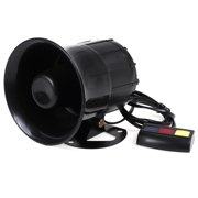 135dB Warning Siren Horn, 12V Car Warning Alarm Police Fire Loud Alarm Speaker for Police Fire Ambulance ERV Patrol Car Truck
