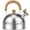 Hammer color: Size /2L, variant on Ikoopy 3/2L Tea Kettle Anti-scald Handle Rustproof Whistling Tea Kettle Food Grade Stainless Steel Stove Top Tea Kettle Even Heating Whistling Kettle Teapot Kitchens Gas Stove Induction Cooker