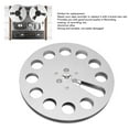 thumbnail image 3 of 1/4 7 Inch Empty Tape Reel Universal For Opening Machine Part Recording Takeup Reel, Aluminum Alloy 11 Hole Empty Takeup Reel For Reel To Reel Tape Machines Replacement, 3 of 8