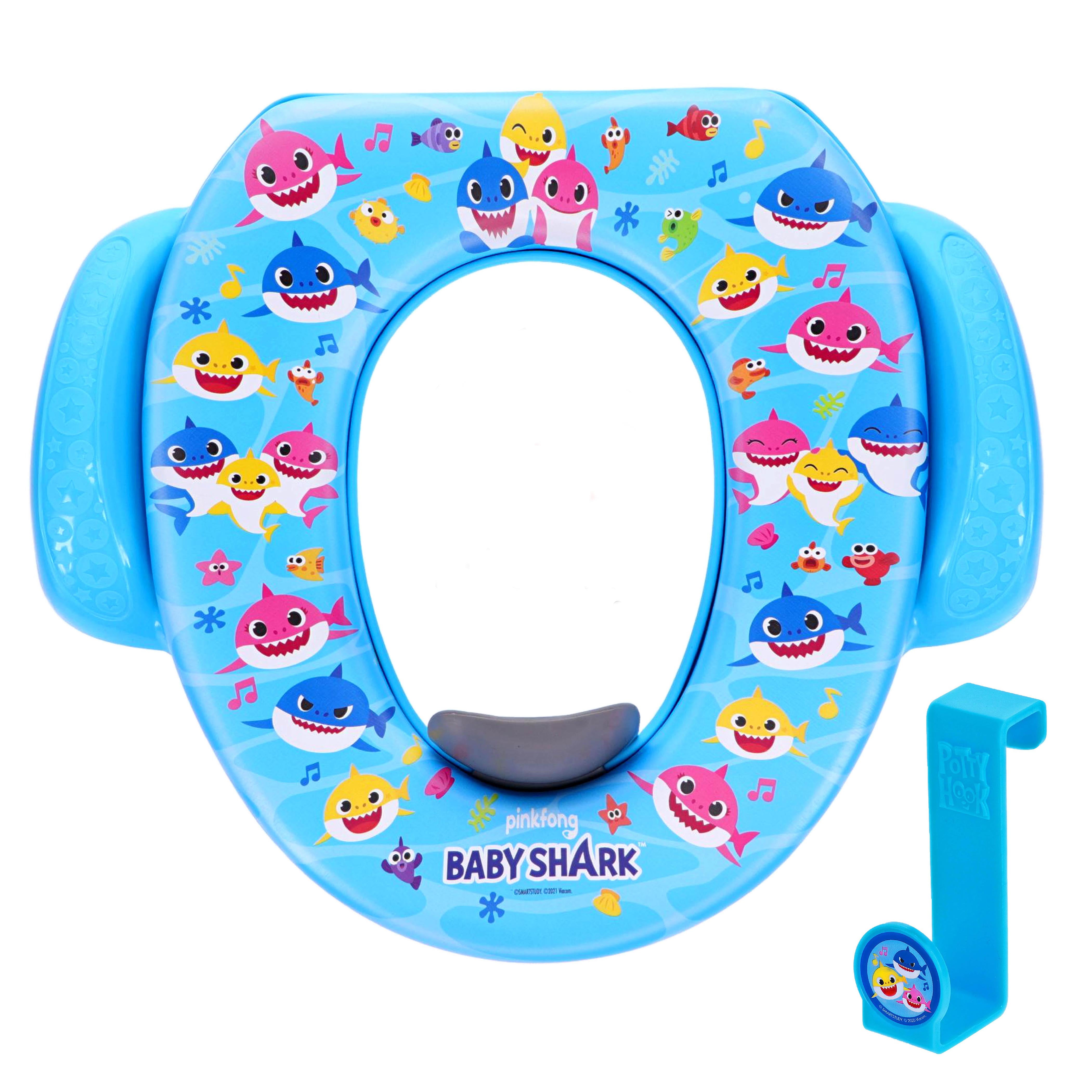 Pinkfong Baby Shark “Ruling the Sea” Soft Potty Seat with Potty Hook