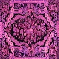 thumbnail image 1 of Ahgly Company Indoor Square Medallion Pink French Area Rugs, 6' Square, 1 of 4