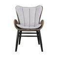 thumbnail image 2 of Fanny Outdoor Patio Dining Chair in Dark Eucalyptus Wood and Truffle Rope, 2 of 10