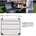 thumbnail image 4 of Picnic Cutlery Organizer, Multi Grids Tableware Storage Bag Hanging For Hiking For Beachwhite1pcs Banmo, 4 of 5