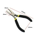 thumbnail image 1 of Small for Precision Craft Jewellery Bent Flat Nose Side Round End cut Pliers, 1 of 8