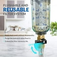 thumbnail image 5 of SimPure Whole House Sediment Water Filter, DC3P, Reusable, Flushable, 40 Micron Pre-Filtration, 5 of 10