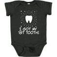 thumbnail image 3 of Inktastic I Got My First Tooth Announcement Boys or Girls Baby Bodysuit, 3 of 5