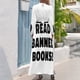 thumbnail image 3 of Leer libros prohibidos en texto negro Vestido largo Vestidos largos con velo Vestidos para fiesta de bodas, 3 of 5