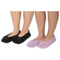 thumbnail image 5 of Roxoni Women's Terry Classic Cotton & Velour Ballerina Slippers Pack of 2 (runs small, size up), 5 of 7