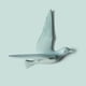 thumbnail image 2 of Estatua de pájaros de gaviota voladora náutica, escultura artística de animales, artesanía de resina, decoraciones colgantes, decoración de d BLESIY Colgante 3D Gaviota voladora, 2 of 8