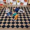 thumbnail image 2 of Alfombra Lahome de yute fácil a cuadros, 244 x 305 cm, color negro, 2 of 7