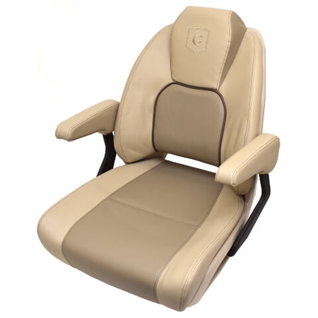 Godfrey Sweetwater Pontoon Boat Helm Seat 485955 | Low Back Beige