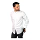 thumbnail image 2 of Camisas Para Hombre De Lino Corte Slim Ligera Cuello Mao, 2 of 4