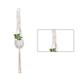 thumbnail image 2 of Bearachild Cestas colgantes 100 hechas a mano, soporte para plantas, macramé, colgador de plantas, maceta para colgar en la pared interior, soporte para Jardín y Patio No.22 Bearachild HA001777-22, 2 of 6