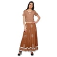 thumbnail image 1 of Moomaya Ensemble Palazzo Ample et Crop Top Robe Ethnique Imprimée Santon pour Femmes, 1 of 1