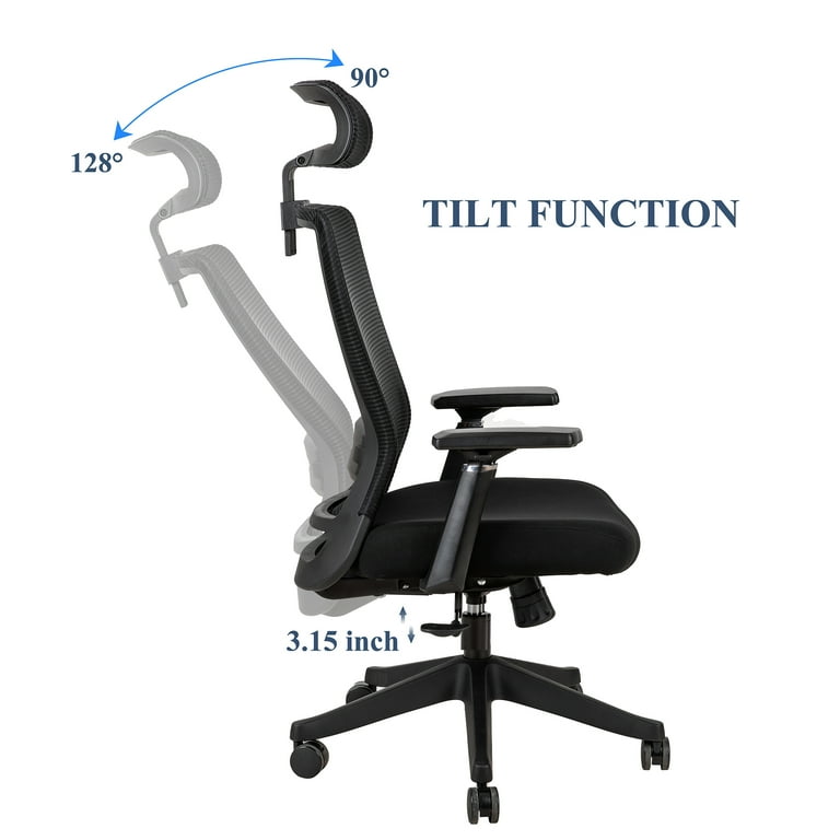 Snugway Big and tall High Back Office Chair with Headrest and 3D