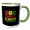 Green/White, variant on 3drose, Equality Is Greater Than Division Red, Green, Yellow Juneteenth Art, 11oz Magic Transforming Mug