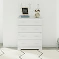 thumbnail image 3 of Storkcraft Brookside 4 Drawer Nursery Dresser, White, 3 of 6