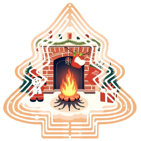 Metal Hanging Christmas Tree Wind Decorations – Festive Garden Spinners with Artistic Layered Design for Yard and Garden Metal Hanging Christmas Tree Wind Decorations – Festive Garden Spinners with Artistic Layered Design for Yard and Garden