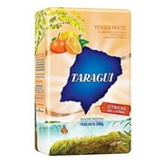 TARAGUI Yerba Mate Citricos del Litoral 500 gr. - 3 Pack | Citrus Flavor Yerba Mate 1.1 lb. - 3 Pack.