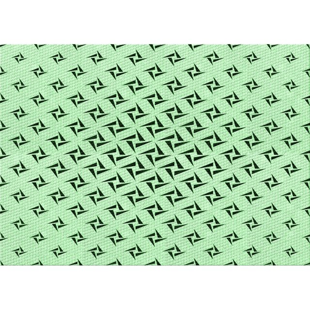 Ahgly Tapis Rectangulaire Lavable en Machine Intérieur Vert Menthe Transitionnel, 7 Pieds x 9 Pieds