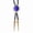 Deep Blue, variant on Crown Stone Jewelry Wedding Bolo Tie Western Faux Rope Vintage Necktie