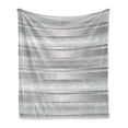thumbnail image 1 of Modern Soft Flannel Fleece Throw Blanket, Trippy Stripes with Wooden Zig Zag Effects Party Elements Featured Image Print, Cozy Plush for Indoor and Outdoor Use, 50" x 60", Grey Grey, by Ambesonne, 1 of 6