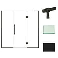 thumbnail image 3 of Transolid Ehtf76287610c-Bk Elizabeth 76" High X 76" Wide Hinged Semi Frameless Shower Door, 3 of 7