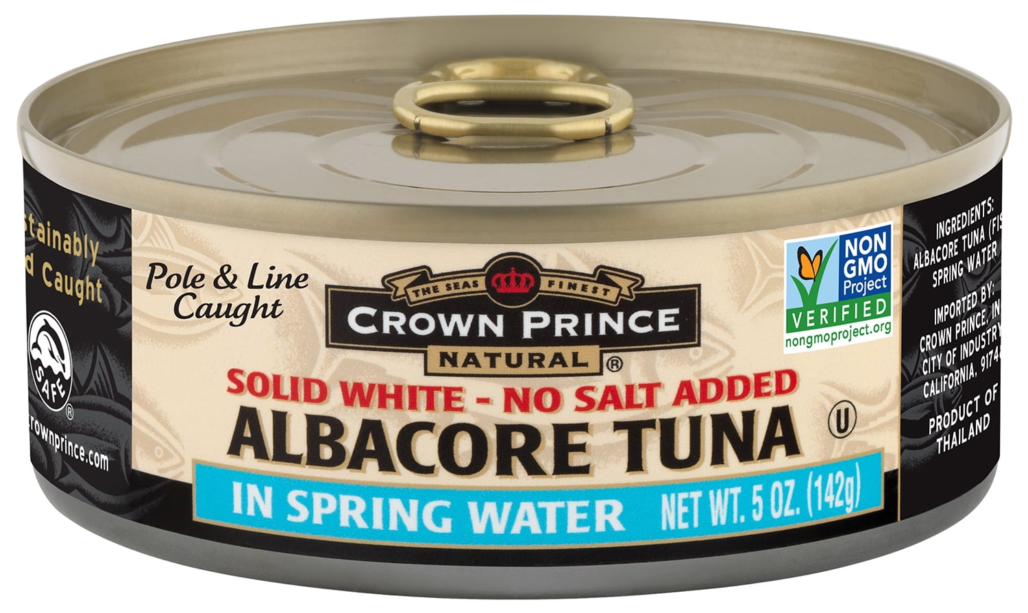 Crown Prince Natural White Albacore Tuna In Spring WaterNo Salt Added