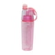 thumbnail image 2 of Botella de agua portátil Nikou plástico transparente cabezal rociador antifugas 600 ml rosa, 2 of 15
