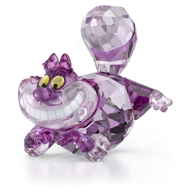 Figura de cristal Swarovski Alicia en el país de las maravillas con gato de Cheshire