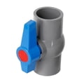 thumbnail image 4 of Válvula de bola de PVC con manija en T, ideal para el control de agua en aplicaciones comerciales. 50 mm gris, 4 of 9