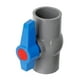 thumbnail image 4 of Válvula de bola compacta de PVC con manija en T de fácil giro para sistemas de riego comerciales 63 mm gris, 4 of 9
