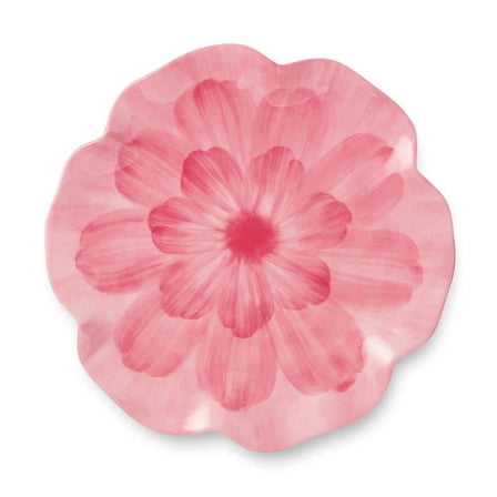Wildflower Pink 3-D Floral Dinner Plate (Set of 4)