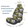 thumbnail image 3 of Fotbe White Retro Off-Road Vehicle Funda para Asiento de Auto con Estampado – Impermeable y Antisudor – Ajuste Universal, Lavable a Máquina, Antideslizante (1 Pieza), 3 of 5