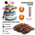 thumbnail image 4 of 1Pack Chocolate Molds,14-Cavities Paw and Bone Shaped Silicone Mold,Easy Release – Non-Stick , for Chocolate,Candy,Cake Decoration,Jelly,Candles, Biscuits & Snacks, 4 of 5