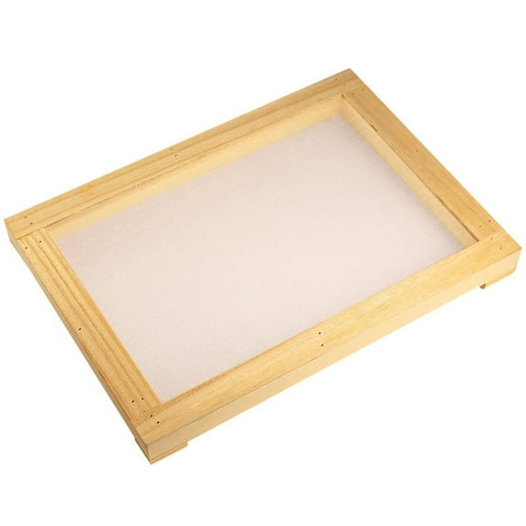 GOOHOCHY Wooden Mesh Drying Rack For Herbs Stackable Herb Drying Net For Tea Leaves Fine Mesh Prevents Falling Plant Drying Rack For Home Use