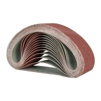 12Pcs 4 x 24 Inch Aluminum Oxide Sanding Belts 60, 80, 120, 150, 240, 400 Grit Fit for Various Sanding and Grinding Machines