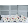 thumbnail image 6 of Ambesonne Abstract Throw Pillow Cover 4 Pack, Triangle Geometric, 16", Mustard Pale Grey Teal, 6 of 6