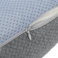 thumbnail image 4 of LAZIOEGR Ergonomic M‑Shaped Memory Foam Leg & Foot Elevation Pillow – Removable Washable Cover, Multi‑Use Backrest & Hugging Support, 4 of 10