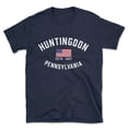 thumbnail image 1 of Huntingdon Pennsylvania Patriot Men's Cotton T-Shirt, 1 of 1