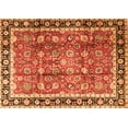 thumbnail image 1 of Ahgly Company Indoor Rectangle Persian Orange Traditional Area Rugs, 5' x 8', 1 of 1