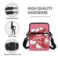 thumbnail image 7 of Chririnla Polyester Crossbody Purse Lightweight Portable Crossbody Bag for Hiking, Valentine's Day Heart Print Crossbody Bags, 7 of 7