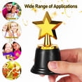 thumbnail image 5 of 2 Pcs Thumbs Up Trophies Star Trophy Props Award Trophy Cups Decorative Plastic Trophies Party Favors, 5 of 8