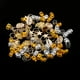 thumbnail image 2 of Paquete de 84 Anillos de de cabellero con Pinzas de de de Hojas de Estrella de de Nieve de Concha jinwen anillos de trenza de pelo de mujer a granel, 2 of 8